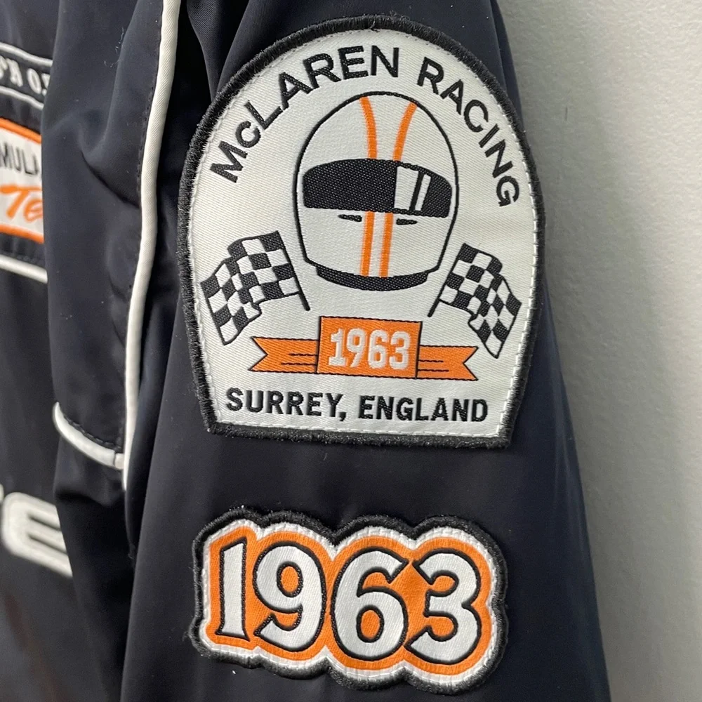 Abercrombie Kids Womens McLaren Formula One Bomber Jacket! - Picture 3 of 6